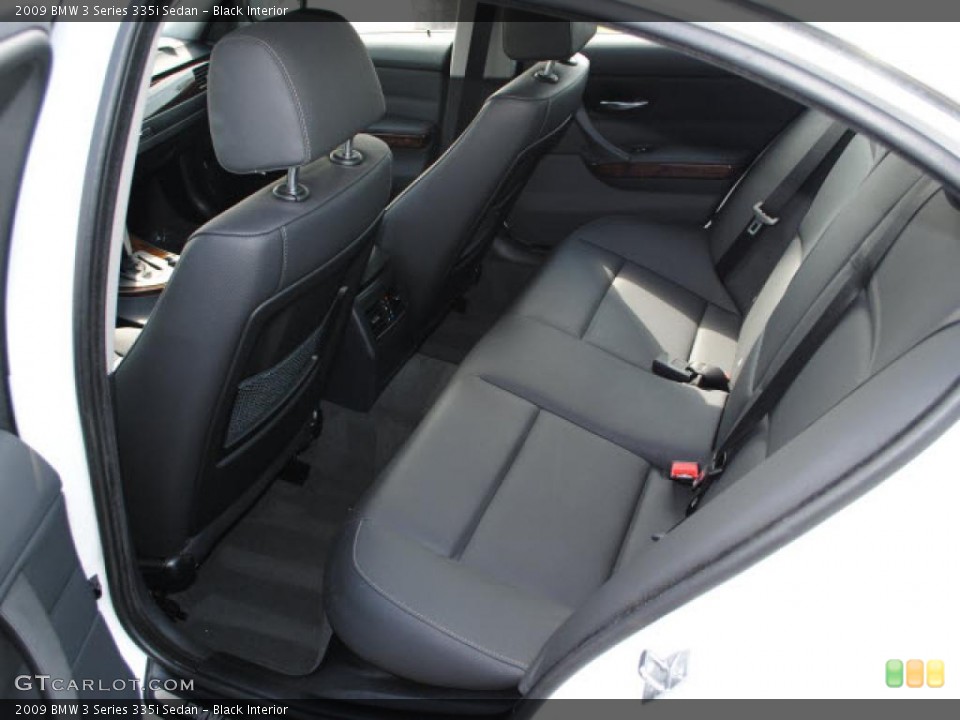 Black Interior Photo for the 2009 BMW 3 Series 335i Sedan #38205440