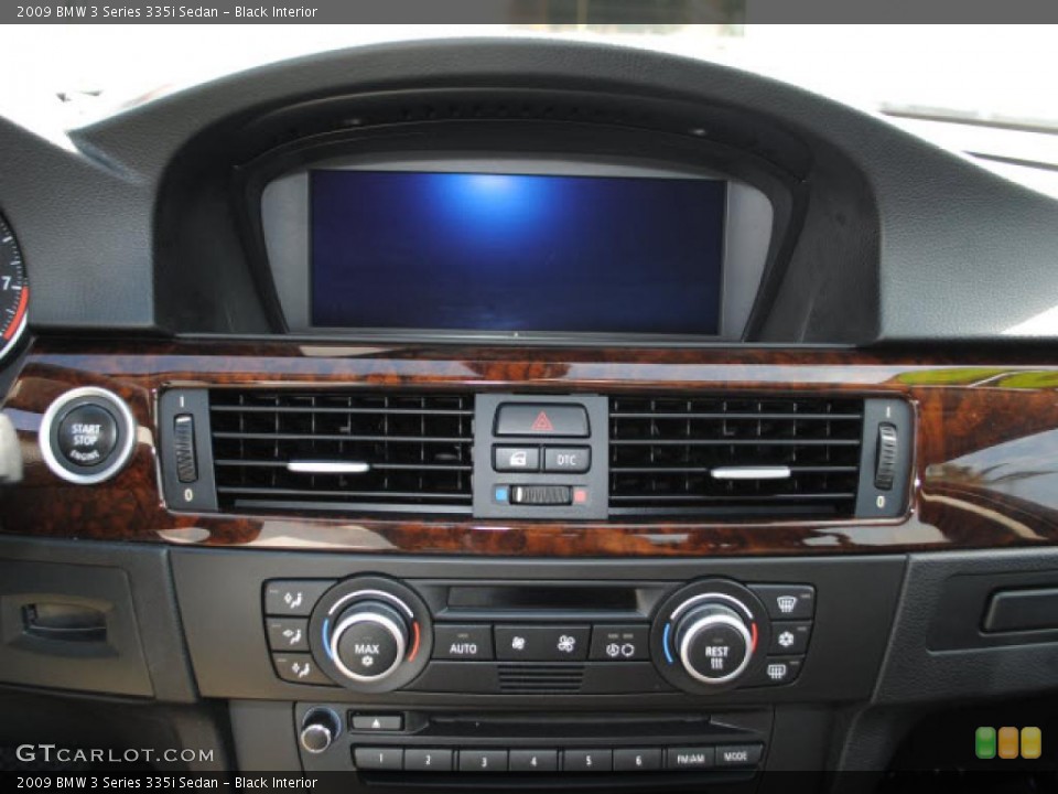 Black Interior Controls for the 2009 BMW 3 Series 335i Sedan #38205580