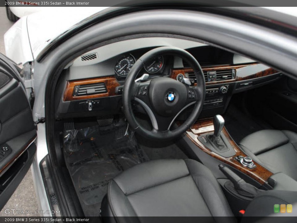 Black Interior Photo for the 2009 BMW 3 Series 335i Sedan #38206264