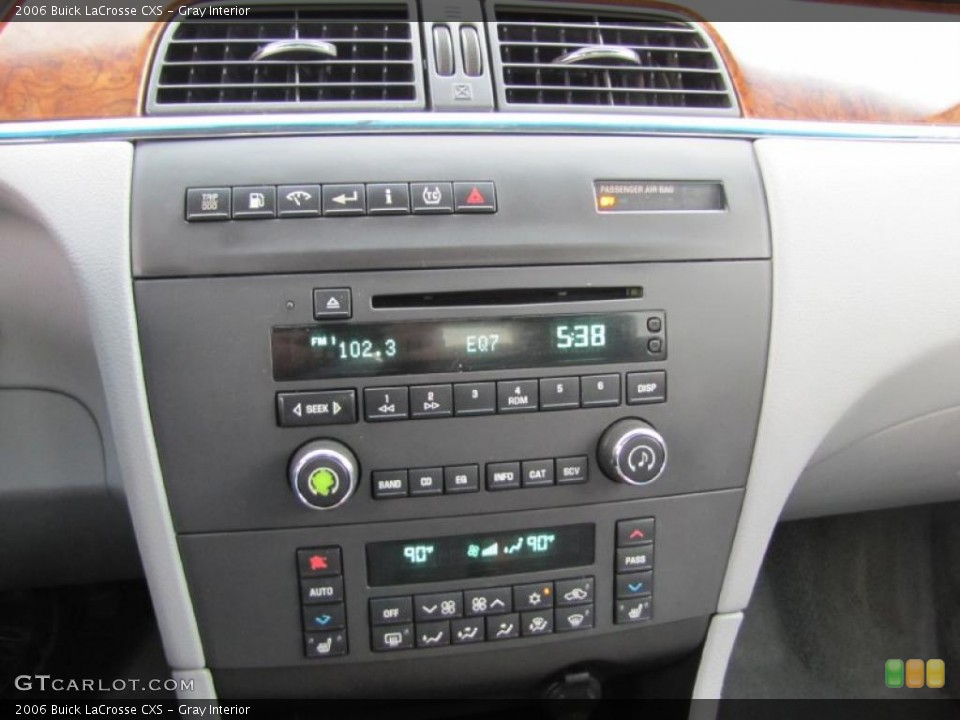 Gray Interior Controls for the 2006 Buick LaCrosse CXS #38206292