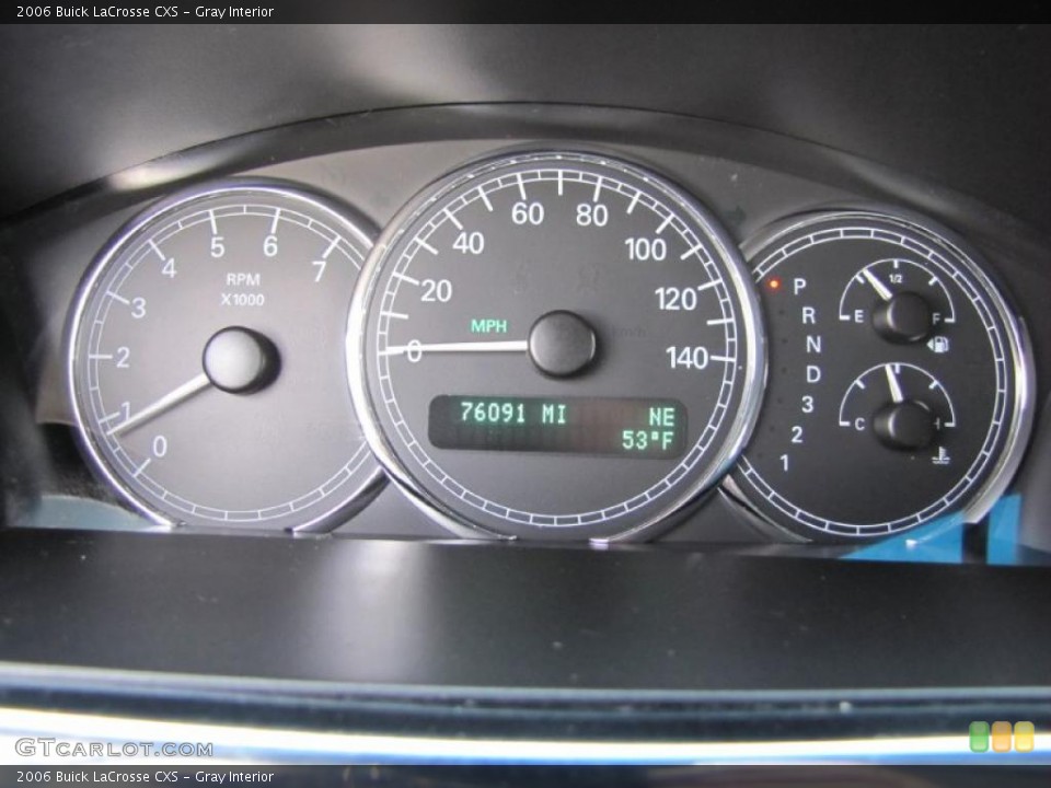 Gray Interior Gauges for the 2006 Buick LaCrosse CXS #38206308