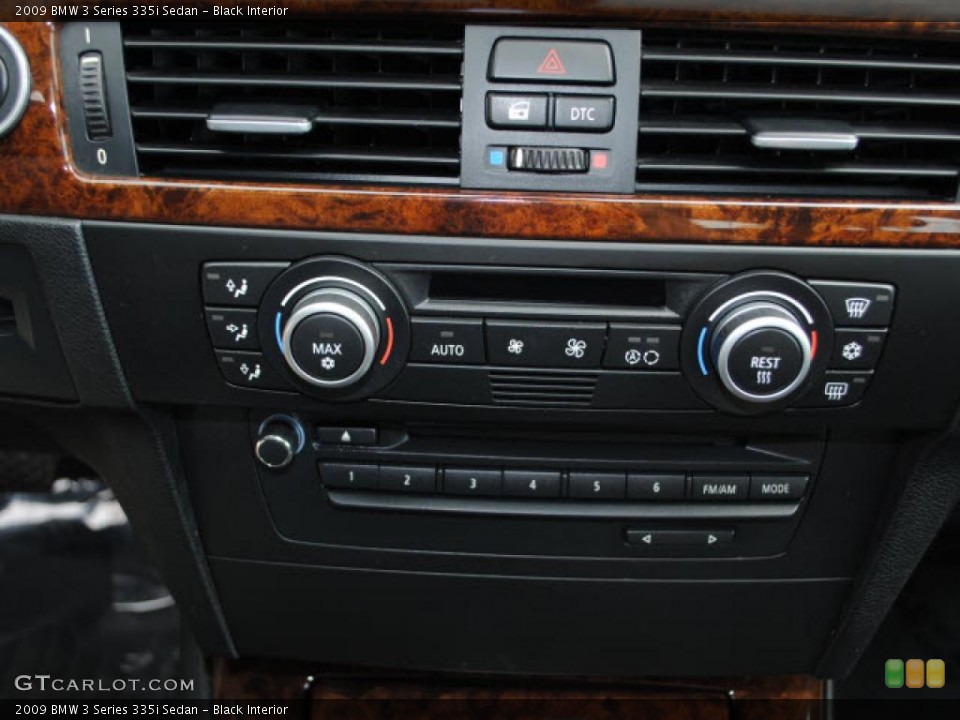 Black Interior Controls for the 2009 BMW 3 Series 335i Sedan #38206408