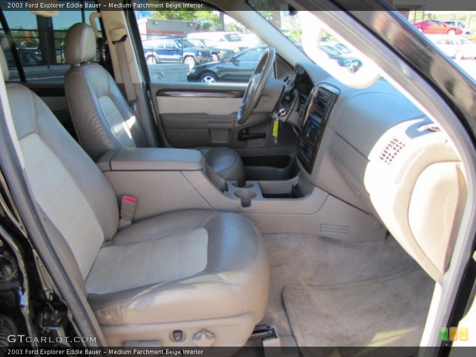 Medium Parchment Beige Interior Photo for the 2003 Ford Explorer Eddie Bauer #38207424