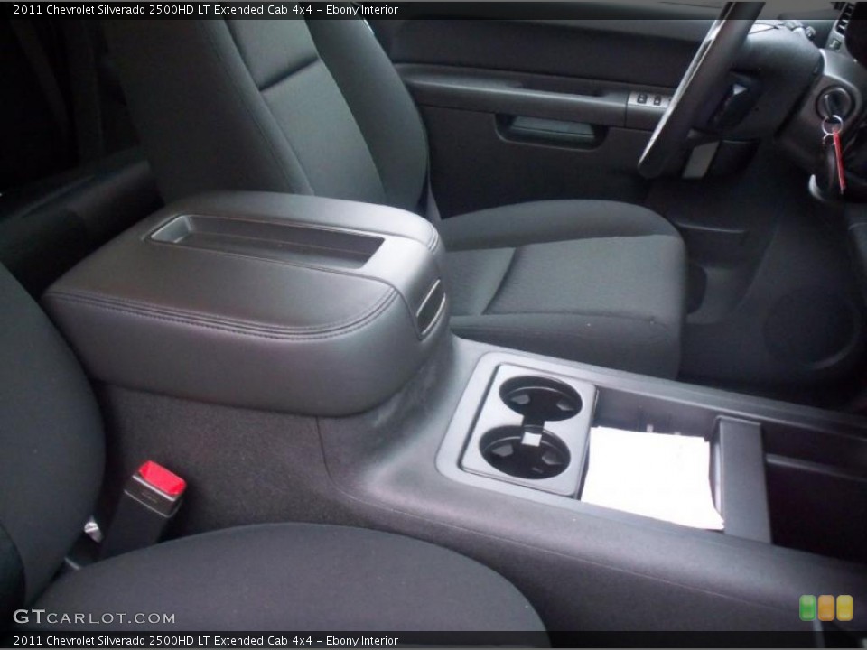 Ebony Interior Photo for the 2011 Chevrolet Silverado 2500HD LT Extended Cab 4x4 #38208292