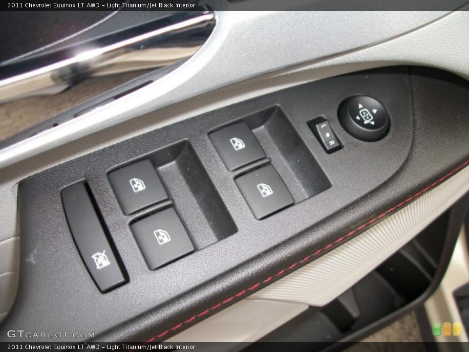Light Titanium/Jet Black Interior Controls for the 2011 Chevrolet Equinox LT AWD #38209328