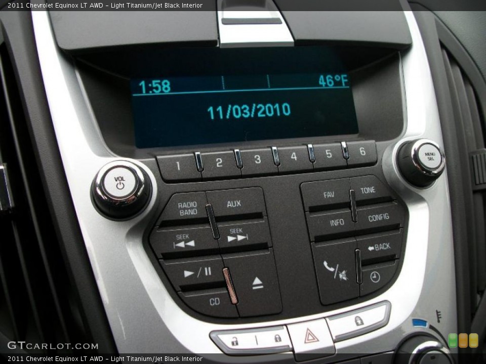 Light Titanium/Jet Black Interior Controls for the 2011 Chevrolet Equinox LT AWD #38209488