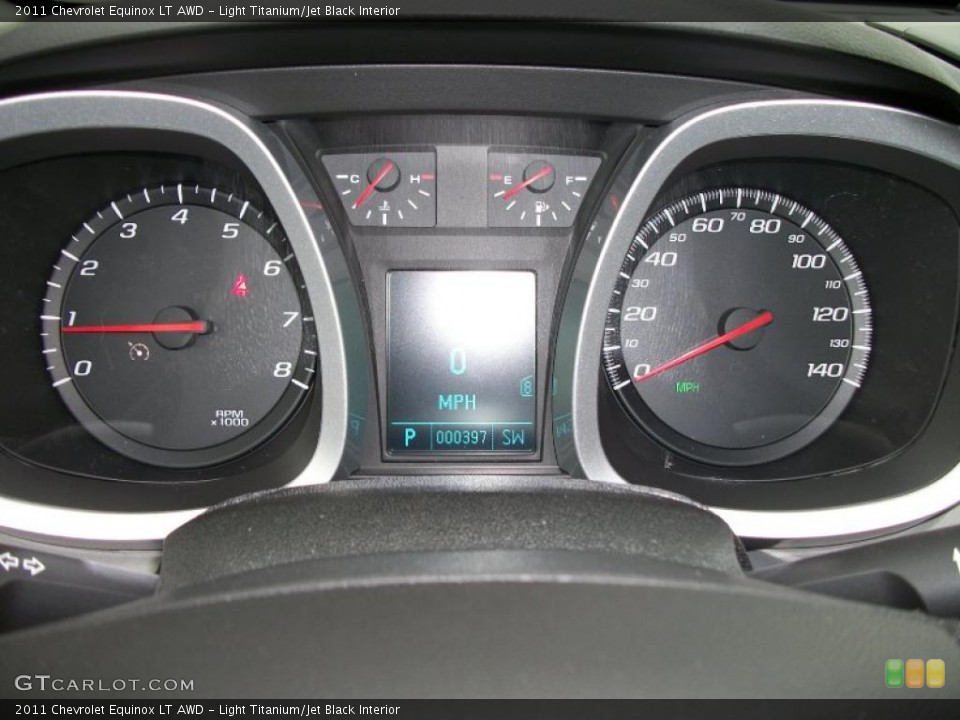 Light Titanium/Jet Black Interior Gauges for the 2011 Chevrolet Equinox LT AWD #38209536