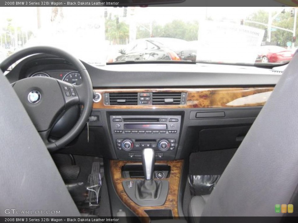 Black Dakota Leather Interior Photo for the 2008 BMW 3 Series 328i Wagon #38211928