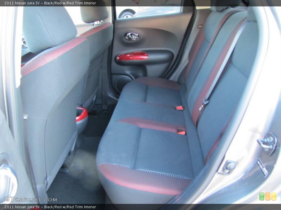 Black/Red w/Red Trim Interior Photo for the 2011 Nissan Juke SV #38211940