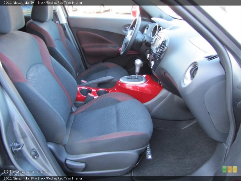 Black/Red w/Red Trim Interior Photo for the 2011 Nissan Juke SV #38211976