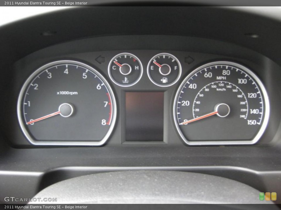 Beige Interior Gauges for the 2011 Hyundai Elantra Touring SE #38213848