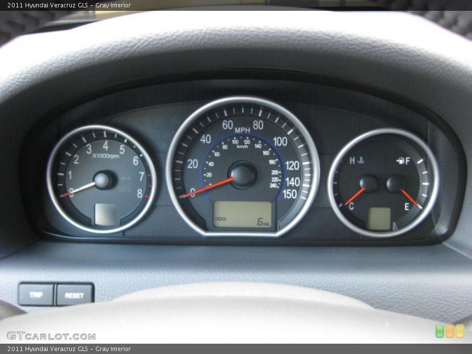 Gray Interior Gauges for the 2011 Hyundai Veracruz GLS #38214788