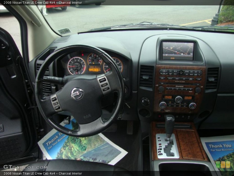 Charcoal Interior Photo for the 2008 Nissan Titan LE Crew Cab 4x4 #38215264