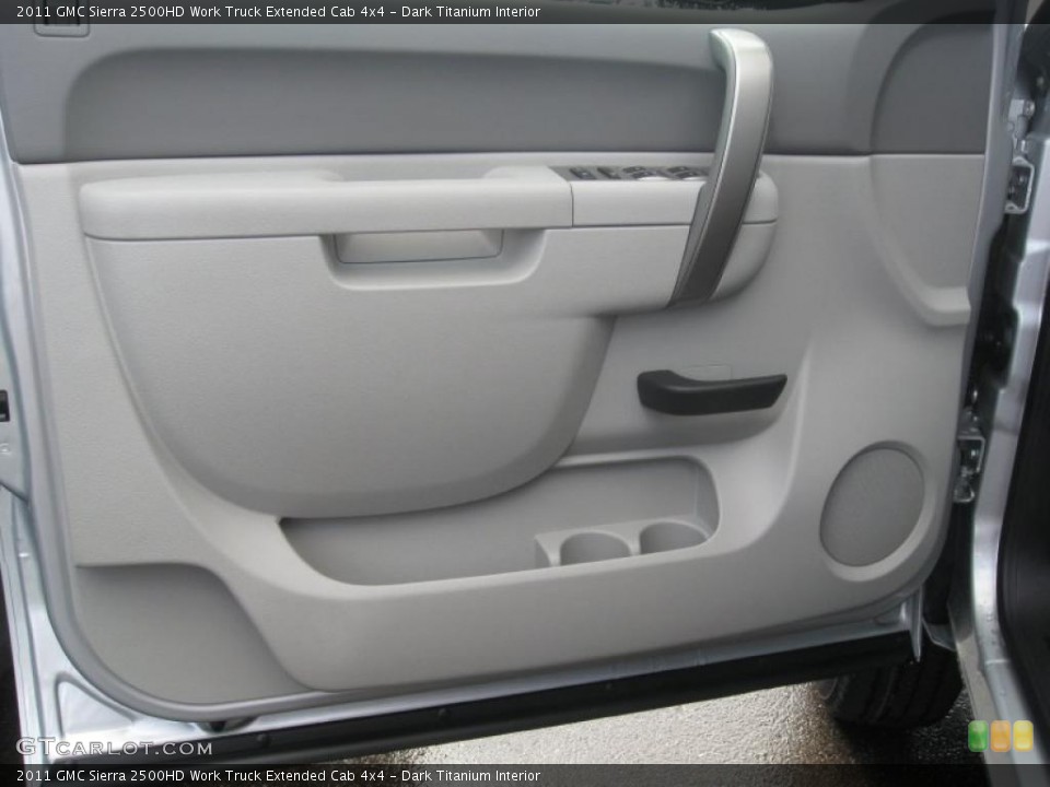 Dark Titanium Interior Photo for the 2011 GMC Sierra 2500HD Work Truck Extended Cab 4x4 #38216182