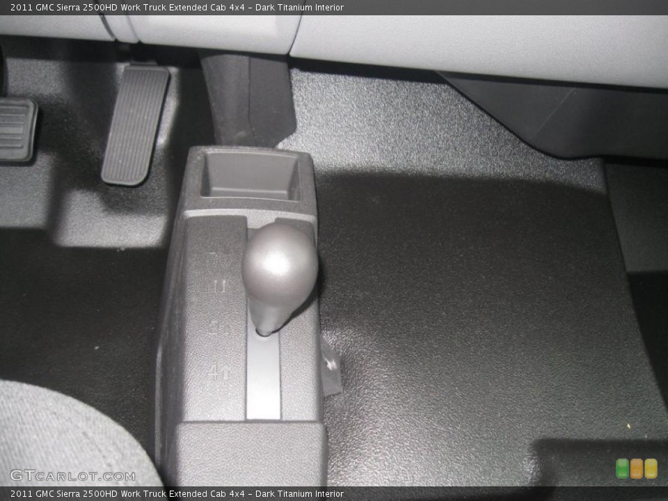 Dark Titanium Interior Controls for the 2011 GMC Sierra 2500HD Work Truck Extended Cab 4x4 #38216236