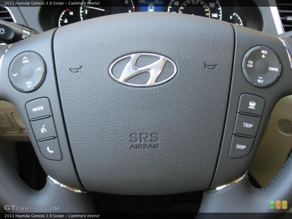 Cashmere Interior Steering Wheel for the 2011 Hyundai Genesis 3.8 Sedan #38217096