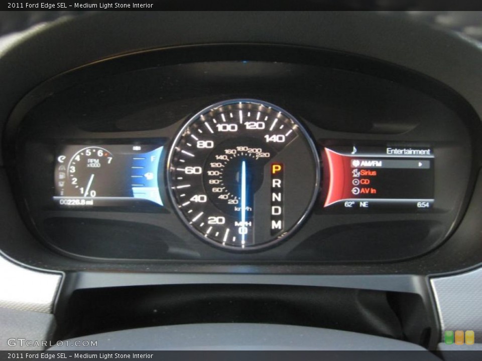 Medium Light Stone Interior Gauges for the 2011 Ford Edge SEL #38217788