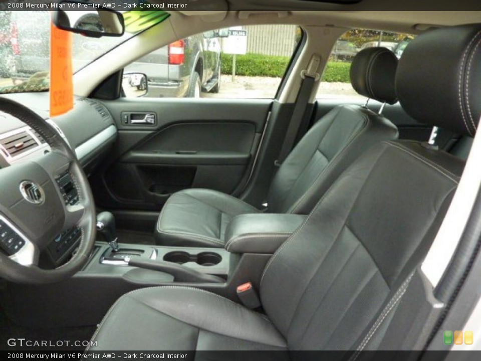 Dark Charcoal Interior Photo for the 2008 Mercury Milan V6 Premier AWD #38218620