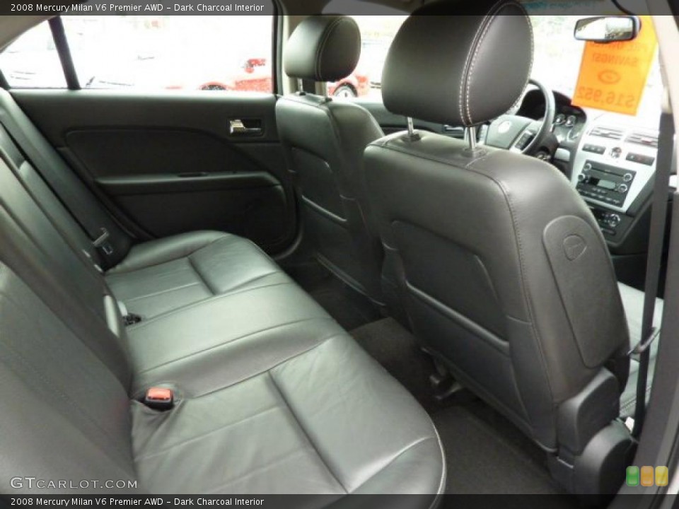 Dark Charcoal Interior Photo for the 2008 Mercury Milan V6 Premier AWD #38218692
