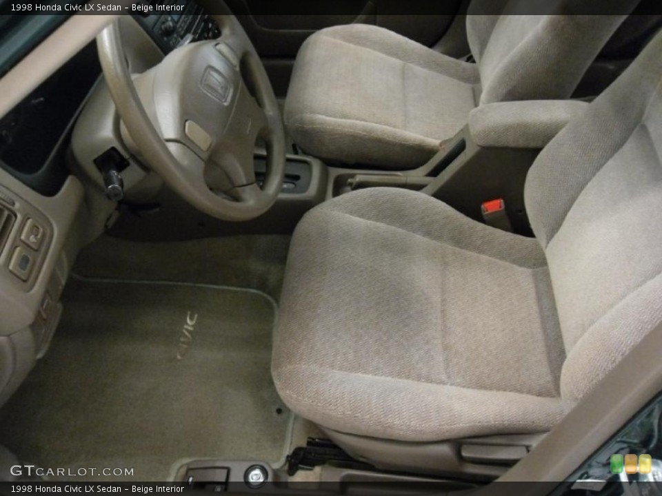 Beige Interior Photo for the 1998 Honda Civic LX Sedan #38223009