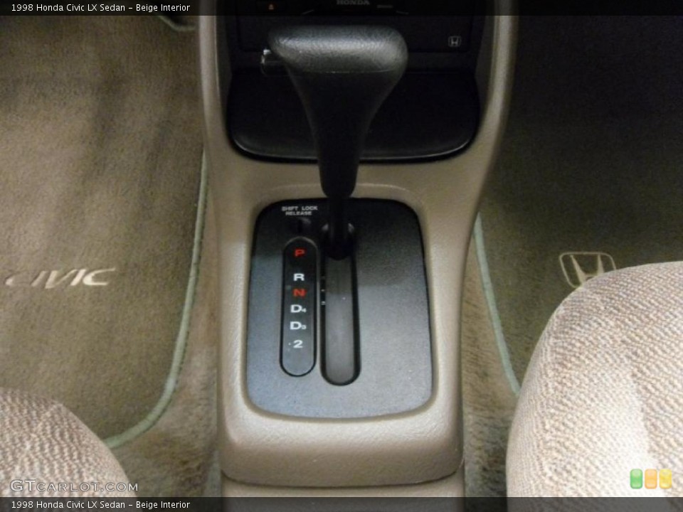 Beige Interior Transmission for the 1998 Honda Civic LX Sedan #38223077