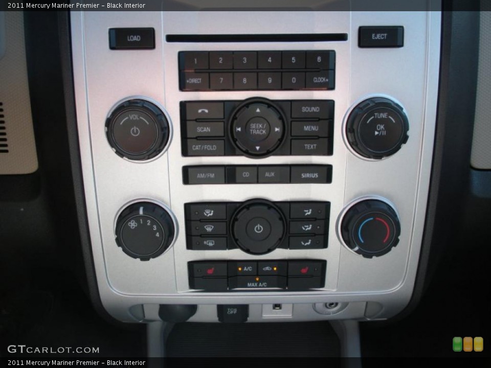 Black Interior Controls for the 2011 Mercury Mariner Premier #38224285