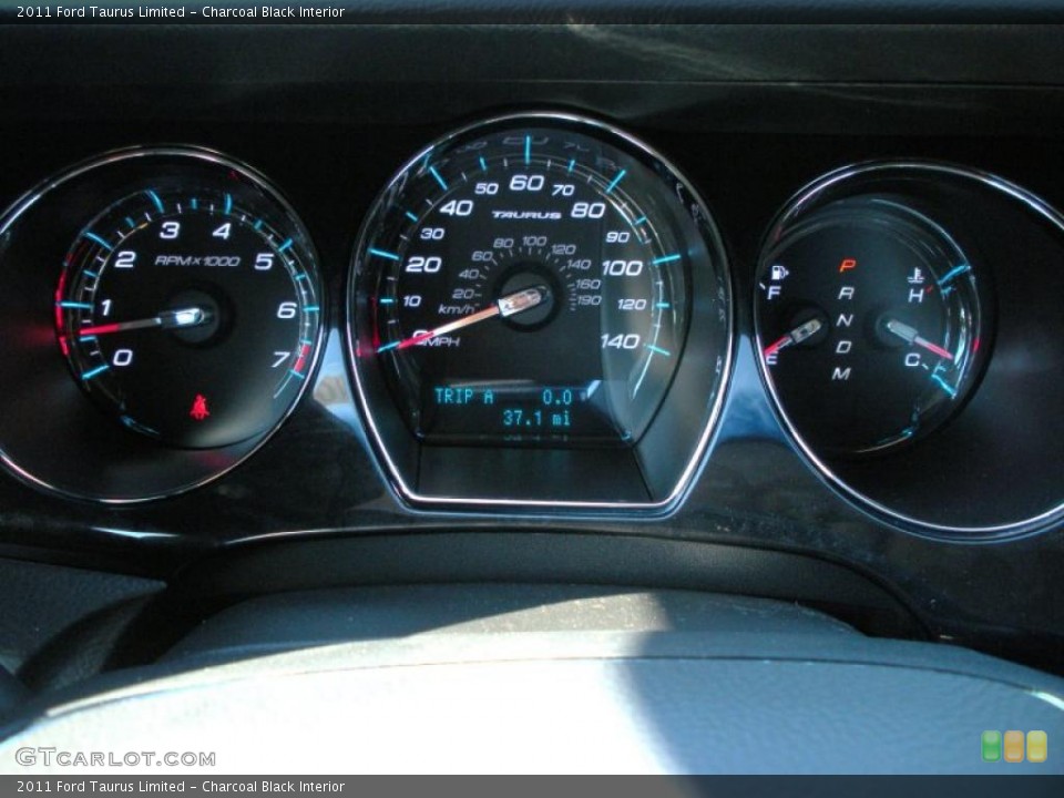 Charcoal Black Interior Gauges for the 2011 Ford Taurus Limited #38225025