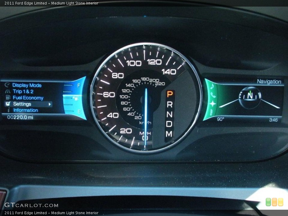 Medium Light Stone Interior Gauges for the 2011 Ford Edge Limited #38225633