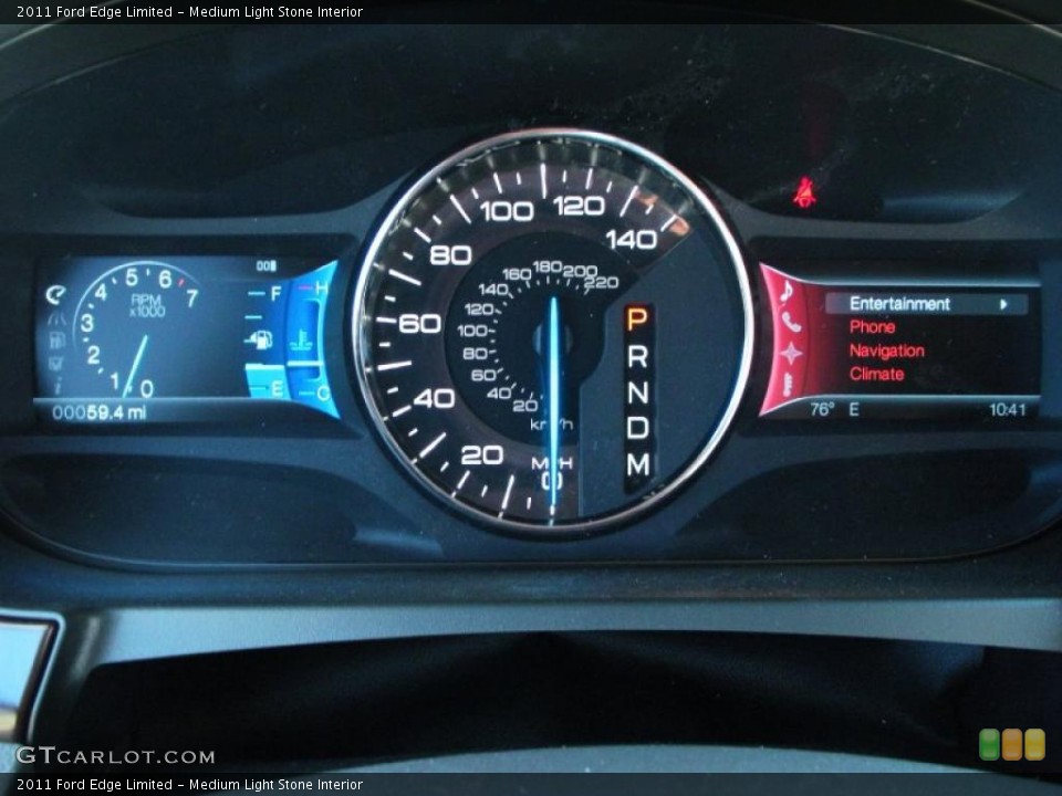 Medium Light Stone Interior Gauges for the 2011 Ford Edge Limited #38225781