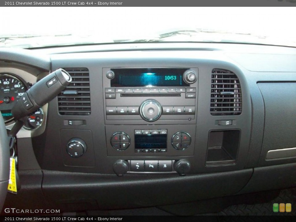 Ebony Interior Controls for the 2011 Chevrolet Silverado 1500 LT Crew Cab 4x4 #38226329