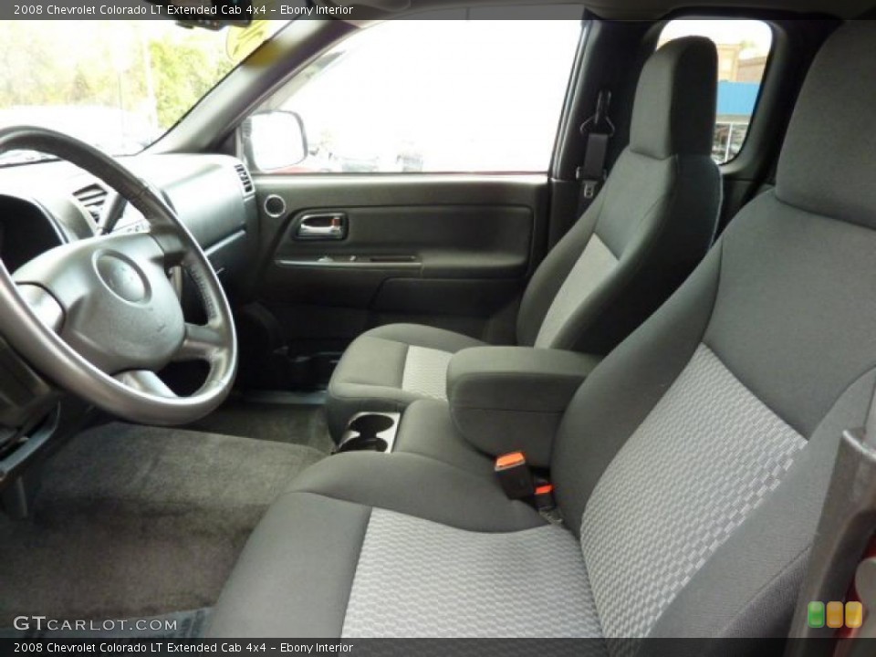Ebony Interior Photo for the 2008 Chevrolet Colorado LT Extended Cab 4x4 #38227089