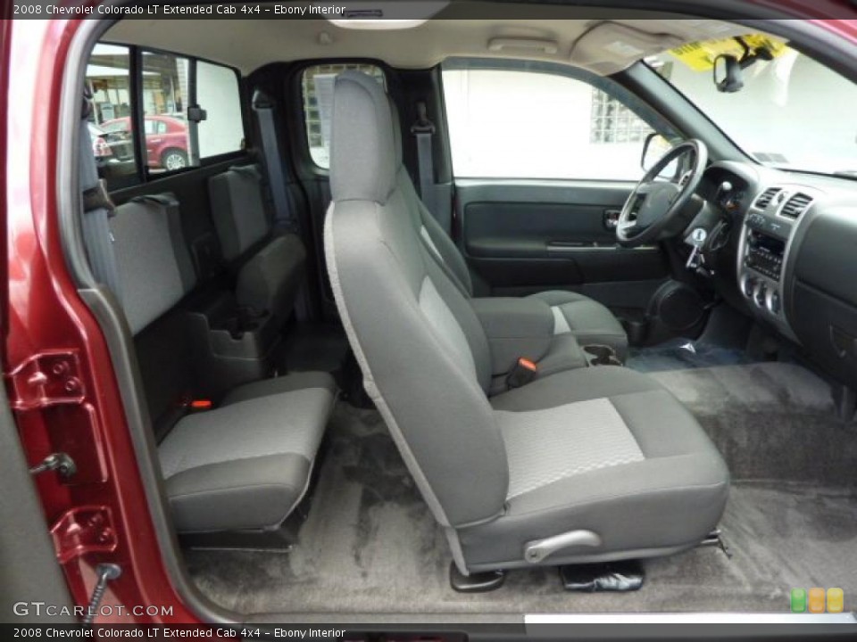 Ebony Interior Photo for the 2008 Chevrolet Colorado LT Extended Cab 4x4 #38227145