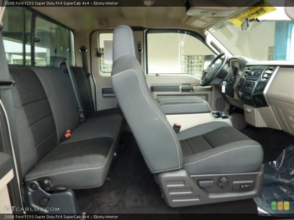 Ebony Interior Photo for the 2008 Ford F250 Super Duty FX4 SuperCab 4x4 #38227545
