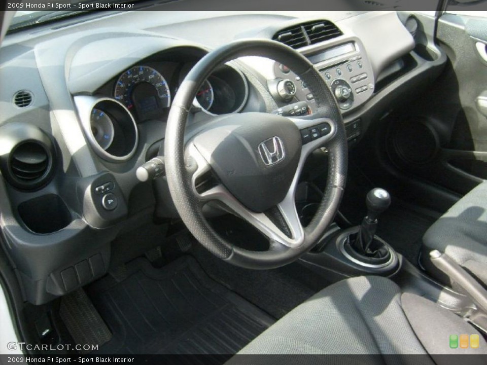 Sport Black Interior Dashboard for the 2009 Honda Fit Sport #38228771