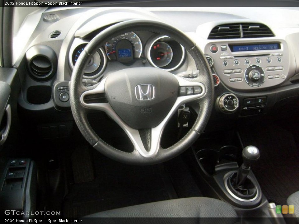 Sport Black Interior Dashboard for the 2009 Honda Fit Sport #38228787