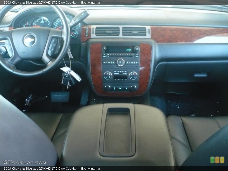 Ebony Interior Dashboard for the 2009 Chevrolet Silverado 2500HD LTZ Crew Cab 4x4 #38228847