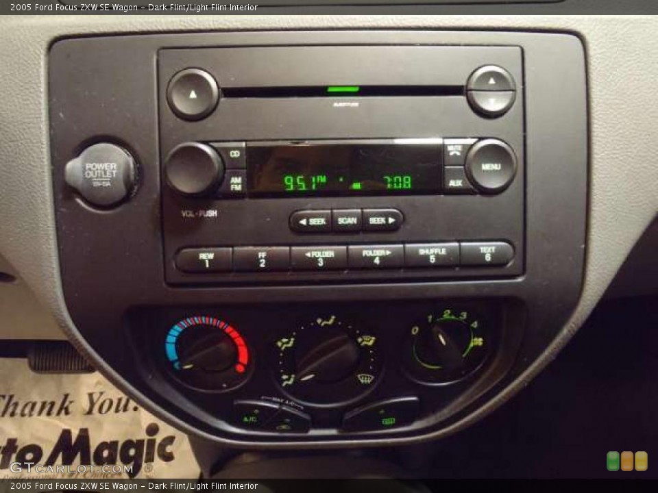 Dark Flint/Light Flint Interior Controls for the 2005 Ford Focus ZXW SE Wagon #38230583