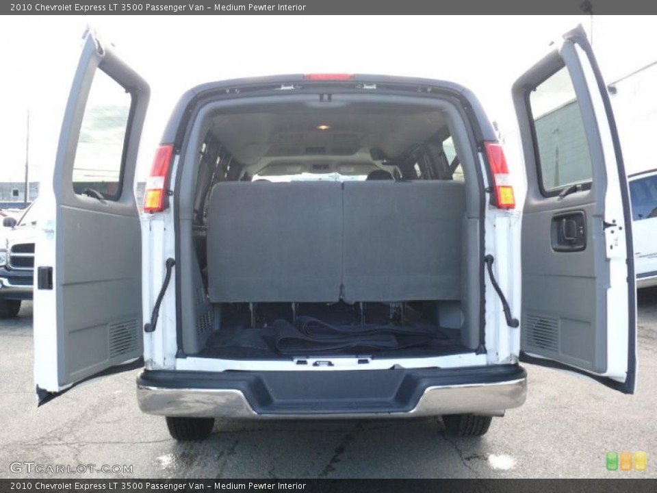 Medium Pewter Interior Trunk for the 2010 Chevrolet Express LT 3500 Passenger Van #38230619