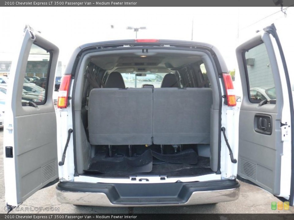 Medium Pewter Interior Trunk for the 2010 Chevrolet Express LT 3500 Passenger Van #38230843