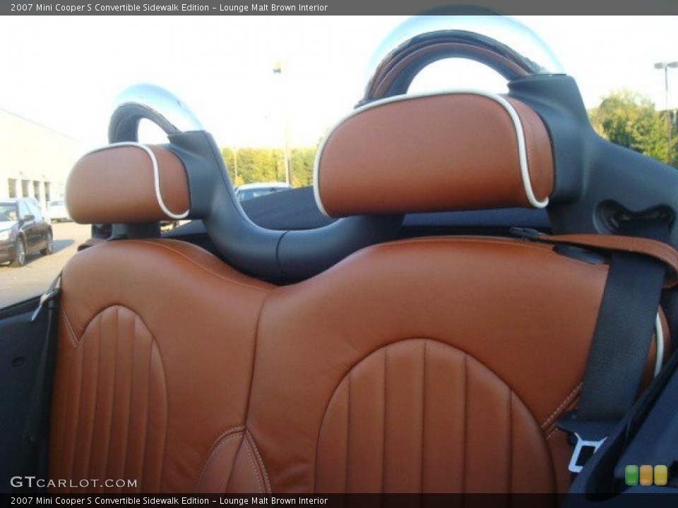 Lounge Malt Brown Interior Photo for the 2007 Mini Cooper S Convertible Sidewalk Edition #38232523