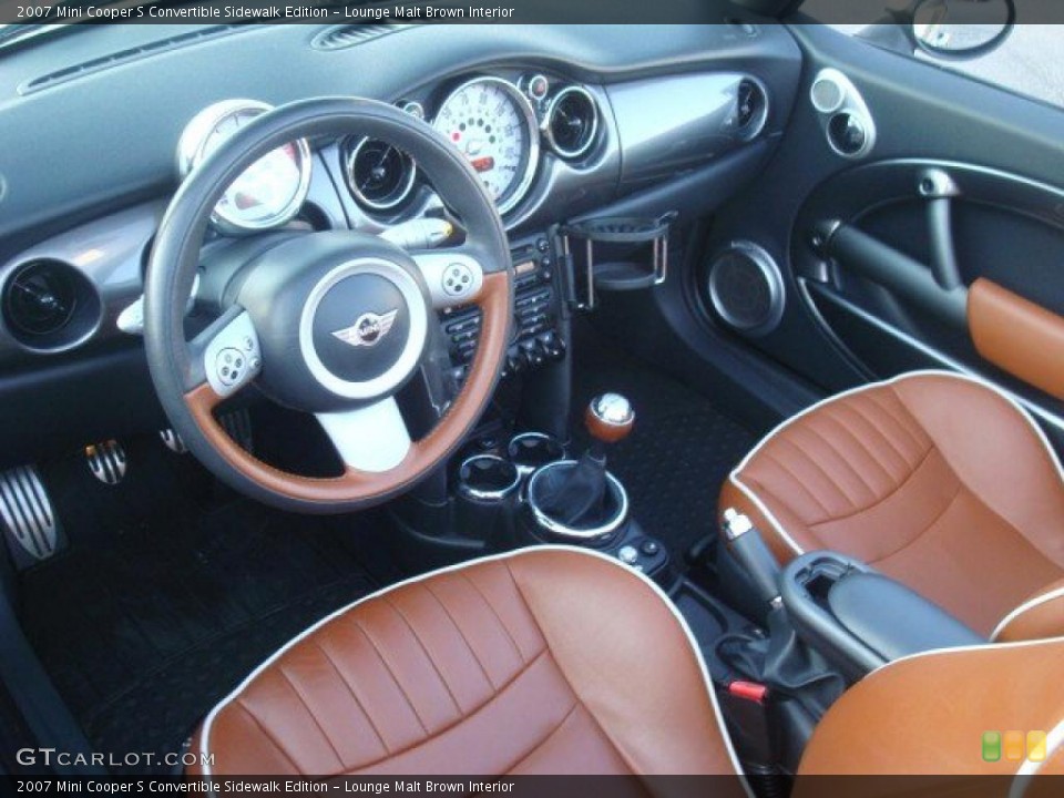 Lounge Malt Brown Interior Dashboard for the 2007 Mini Cooper S Convertible Sidewalk Edition #38232651