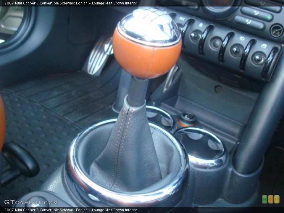 Lounge Malt Brown Interior Transmission for the 2007 Mini Cooper S Convertible Sidewalk Edition #38232771