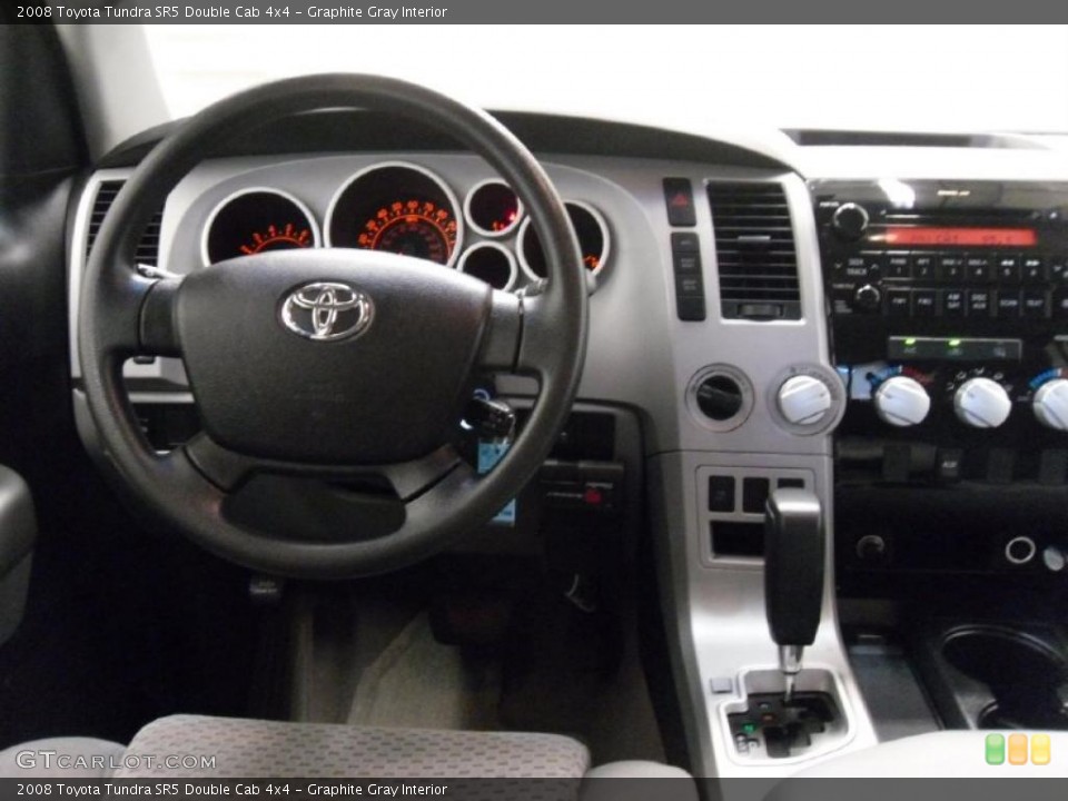 Graphite Gray Interior Dashboard for the 2008 Toyota Tundra SR5 Double Cab 4x4 #38233015