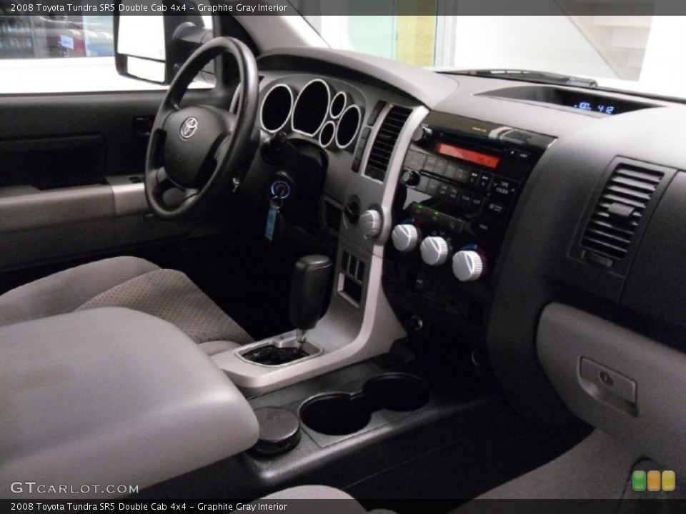Graphite Gray Interior Photo for the 2008 Toyota Tundra SR5 Double Cab 4x4 #38233127