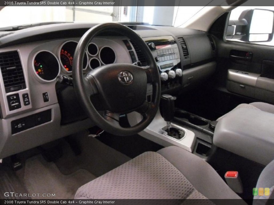 Graphite Gray Interior Photo for the 2008 Toyota Tundra SR5 Double Cab 4x4 #38233207