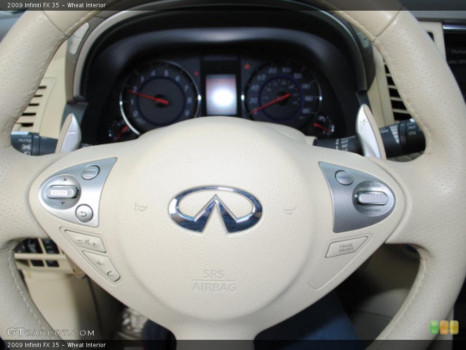 Wheat Interior Steering Wheel for the 2009 Infiniti FX 35 #38233811