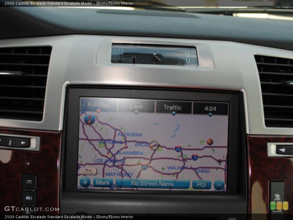 Ebony/Ebony Interior Navigation for the 2009 Cadillac Escalade  #38234255