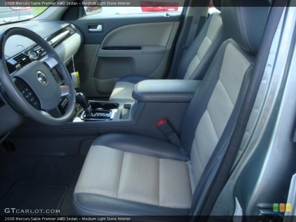 Medium Light Stone Interior Photo for the 2008 Mercury Sable Premier AWD Sedan #38235327