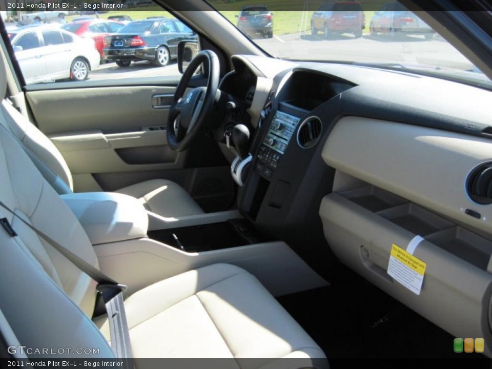 Beige Interior Dashboard for the 2011 Honda Pilot EX-L #38235835