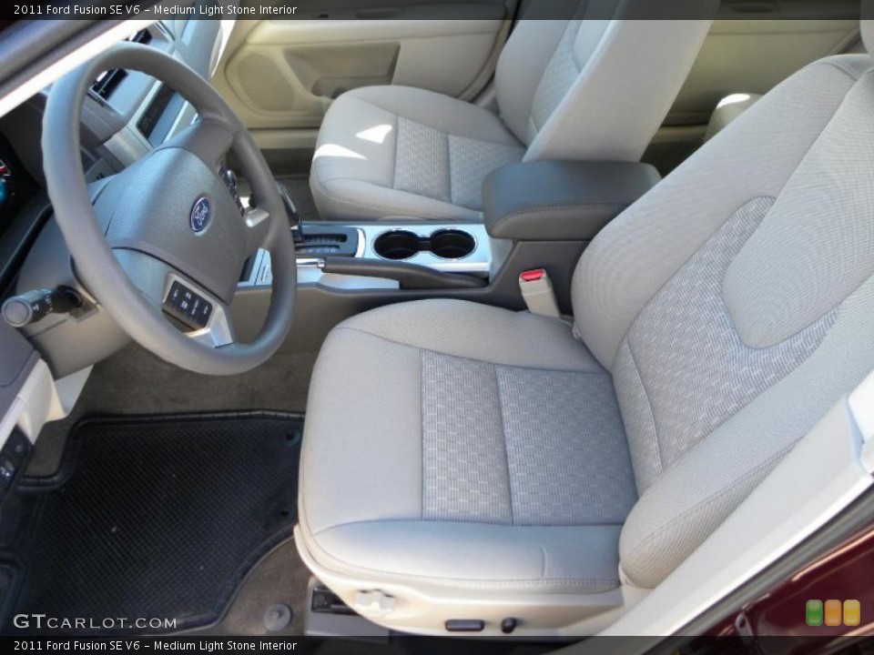 Medium Light Stone Interior Photo for the 2011 Ford Fusion SE V6 #38238735